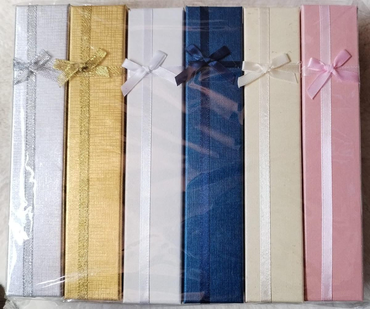 Docena de cajas multicolor con moño 21*4