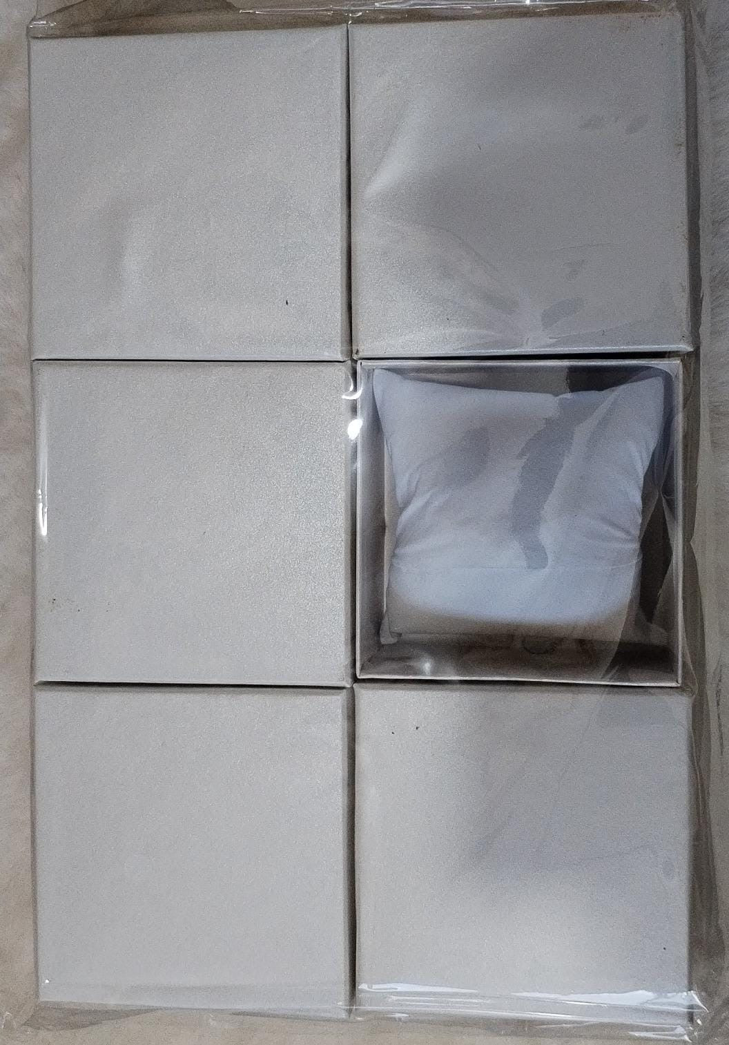 Media docena de cajas relojeras blanca 8*8