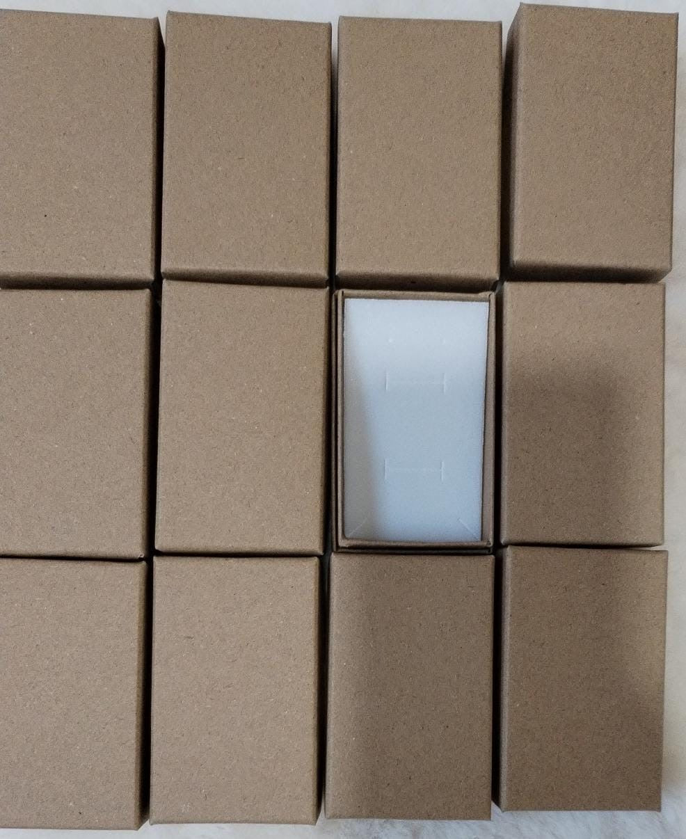 Docena de cajas color cartón 5*8