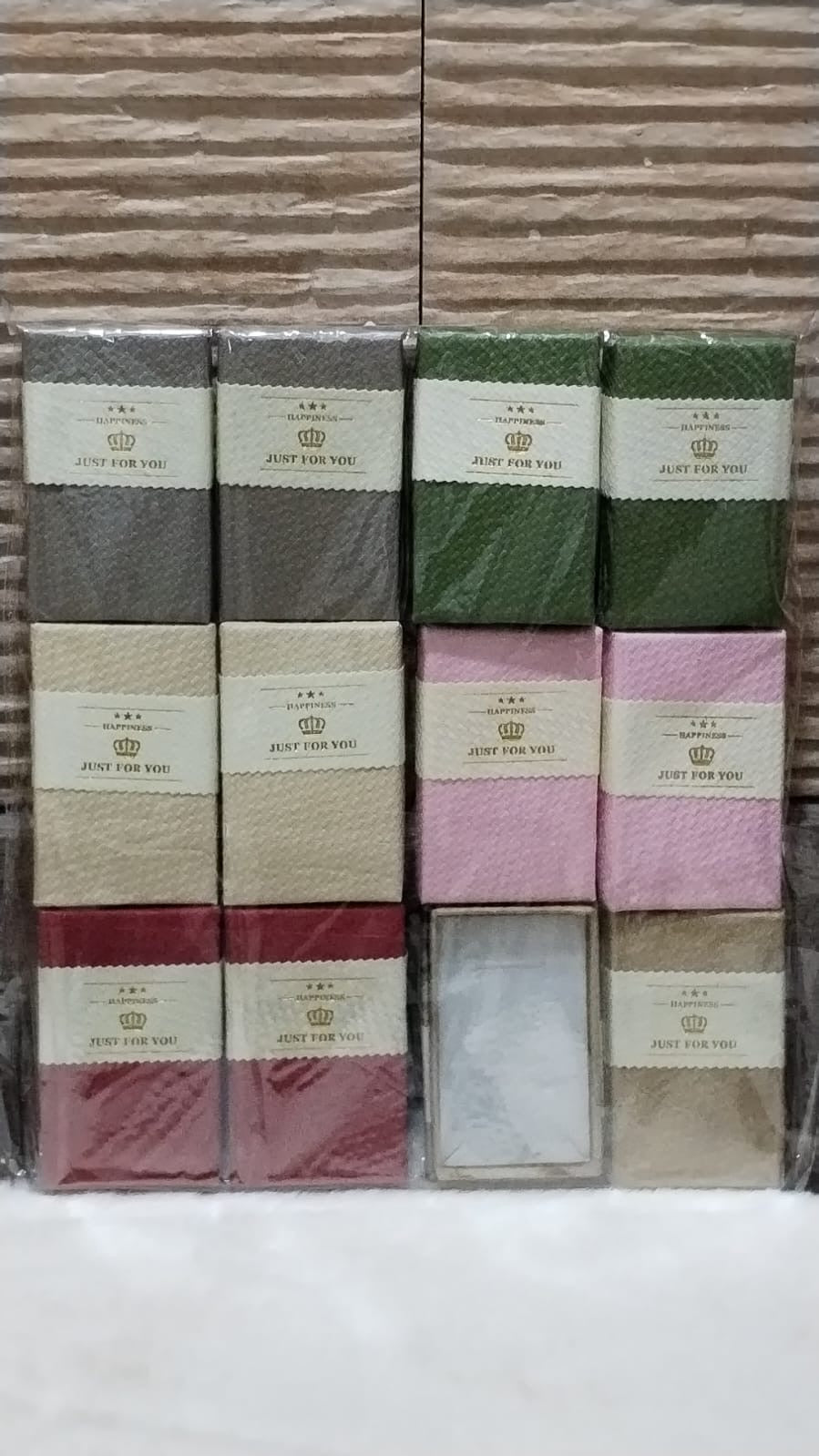 Docenas de cajas multicolor 5*8
