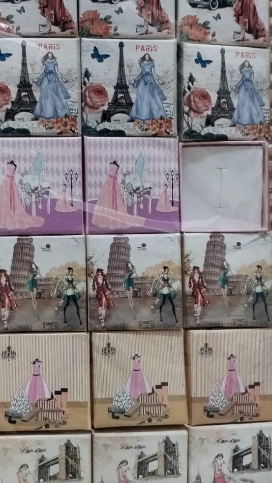 Docena de cajas con imagenes variadas 5*5