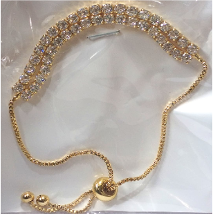 Manilla de Strass Cuadrado