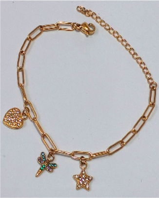 Manilla con Dijes Brillantes