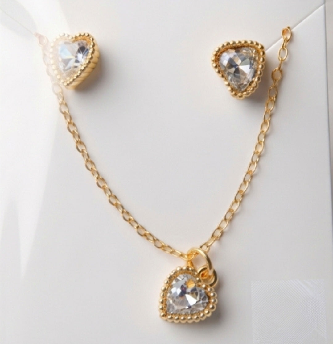 Set de Corazón Brillante